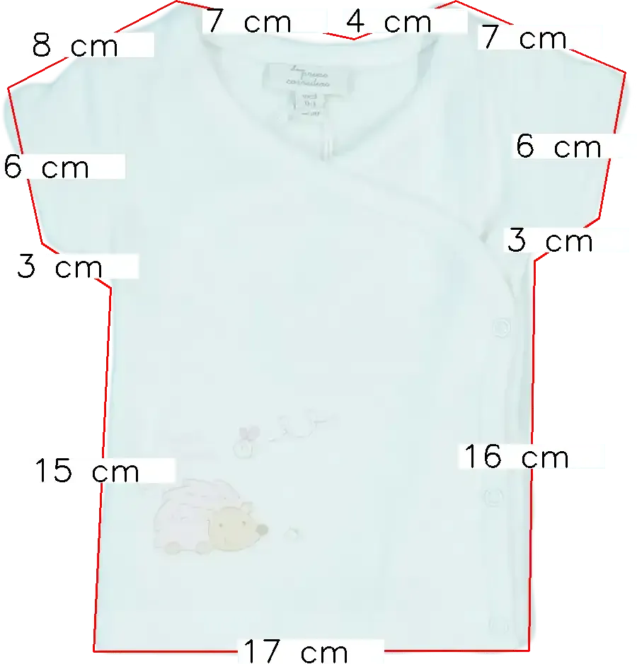Fehér OVS - Fagottino Póló EU 50 / UK Újszülött / US Újszülött