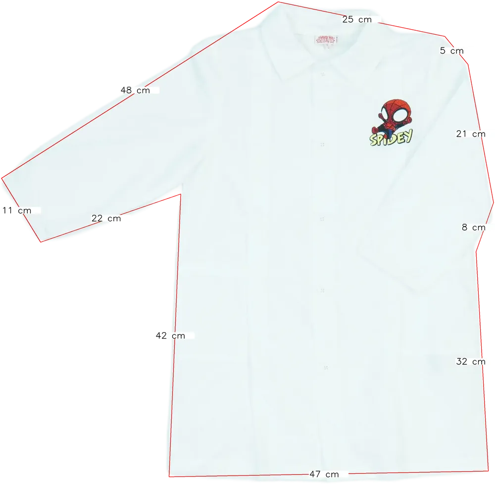 Fehér Marvel Ing EU 110 / UK 5 év / US 5 év/XS