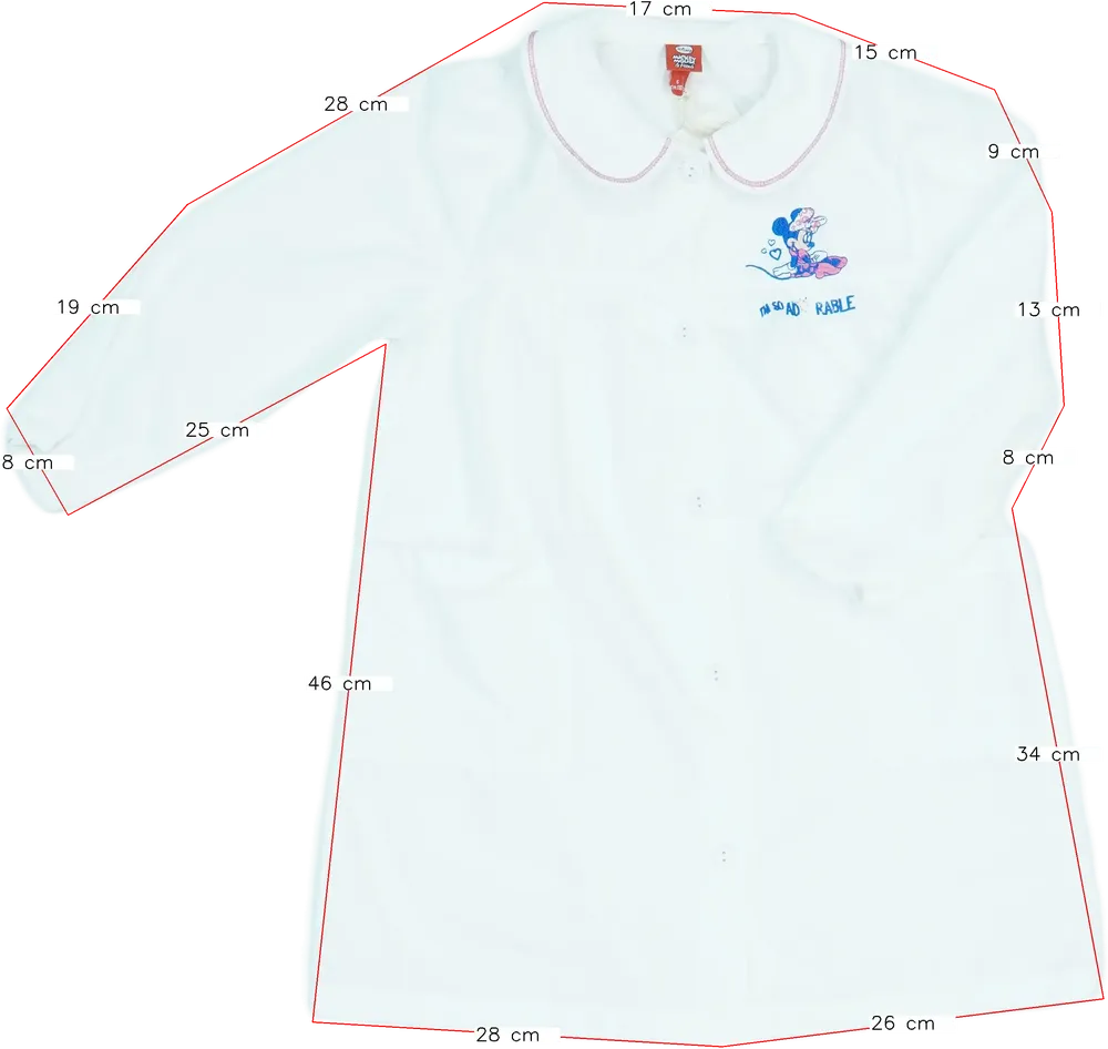 Fehér Disney Ruha EU 116 / UK 6 év / US 6 év/S