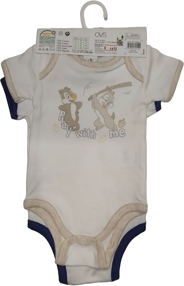 Fehér Disney Csomag - Body EU 56 / UK Újszülött / US Újszülött