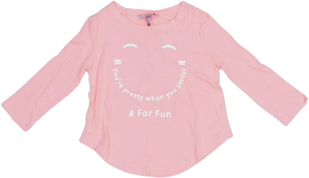 Rózsaszín OVS Hosszú ujjú felső EU 140 / UK 10 év / US 10 év/L