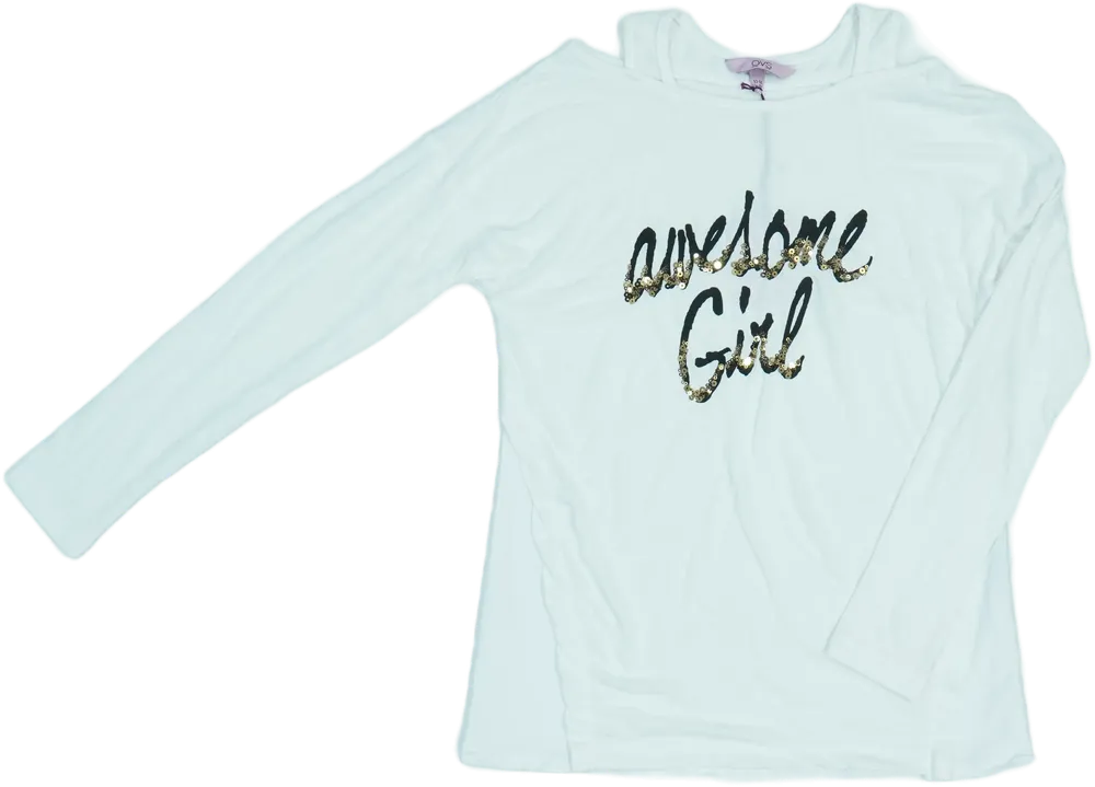 Fehér OVS Hosszú ujjú felső EU 164 / UK 14 év / US 14 év/XL