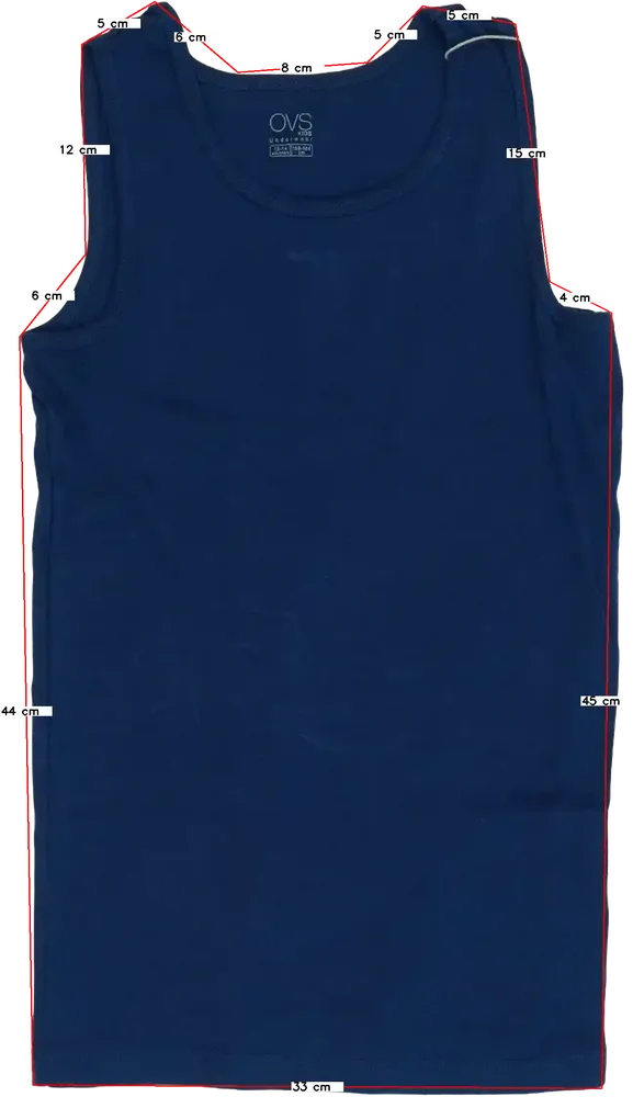 Kék OVS Fiú / Férfi trikó EU 164 / UK 14 év / US 14 év/XL