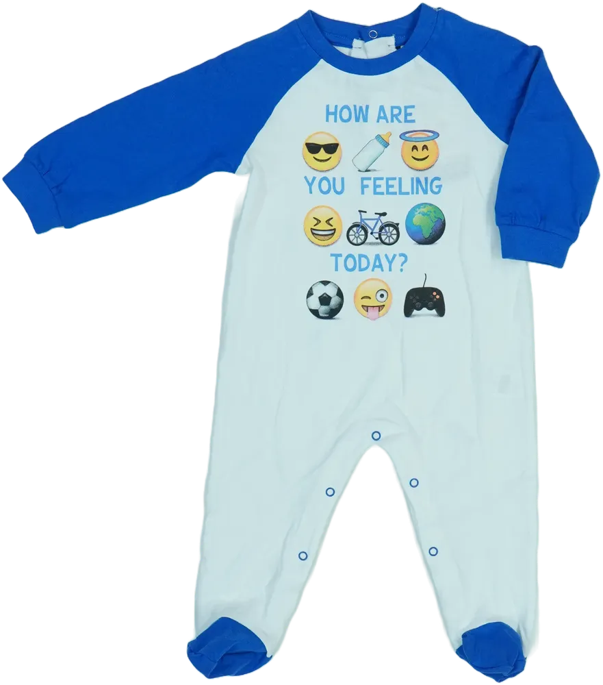 Többszínű Sicem Hosszú ujjú rugdalózó EU 86 / UK 12-18 hónap / US 18 hónap