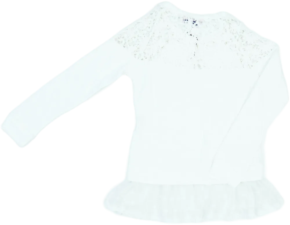 Fehér OVS Pulóver EU 134 / UK 9 év / US 9 év/L