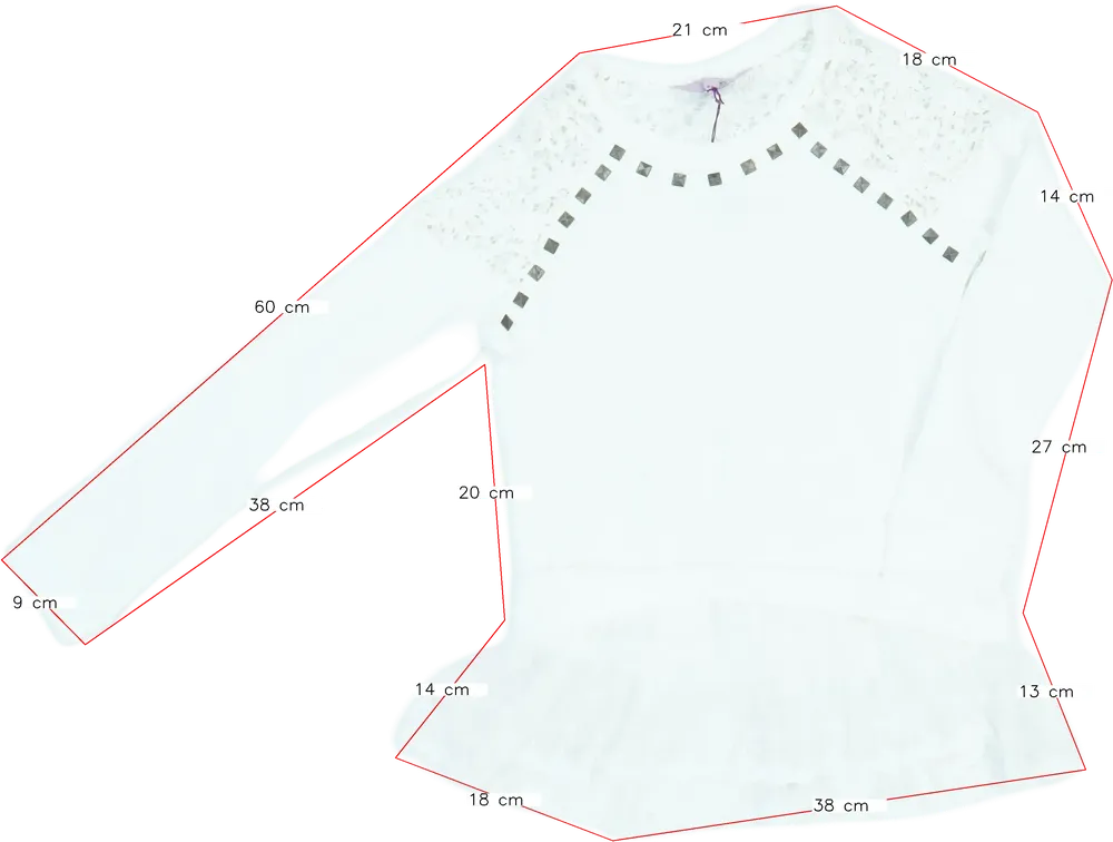 Fehér OVS Pulóver EU 134 / UK 9 év / US 9 év/L