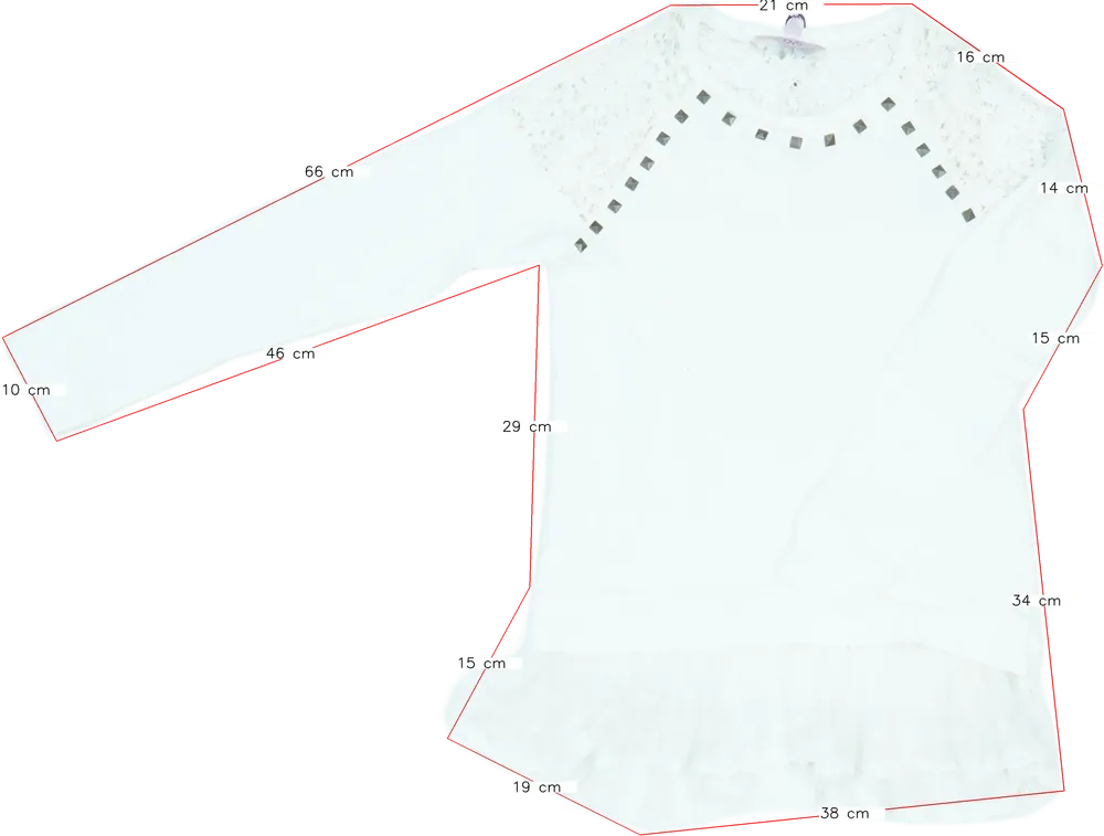 Fehér OVS Pulóver EU 164 / UK 14 év / US 14 év/XL