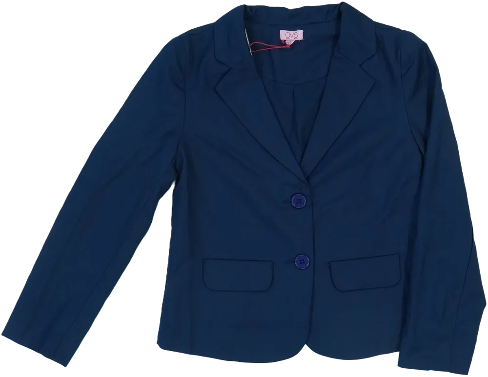 Kék OVS Blézer és Zakó EU 128 / UK 8 év / US 8 év/M