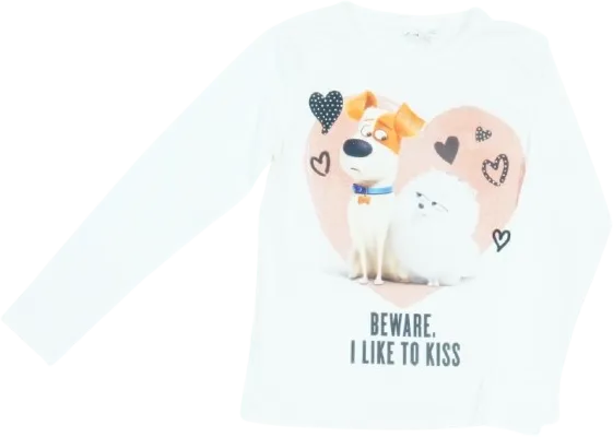 Fehér Illuminaton Hosszú ujjú felső EU 152 / UK 12 év / US 12 év/L