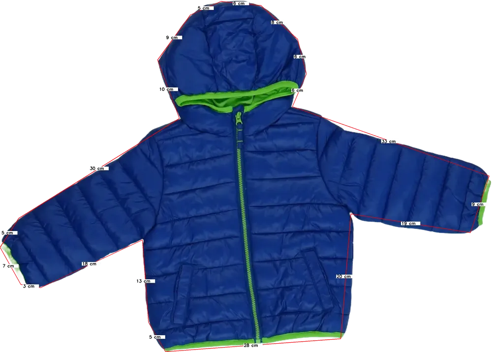 Kék OVS - Fagottino Átmeneti kabát EU 80 / UK 9-12 hónap / US 12 hónap