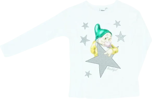 Fehér Disney Hosszú ujjú felső EU 140 / UK 10 év / US 10 év/L
