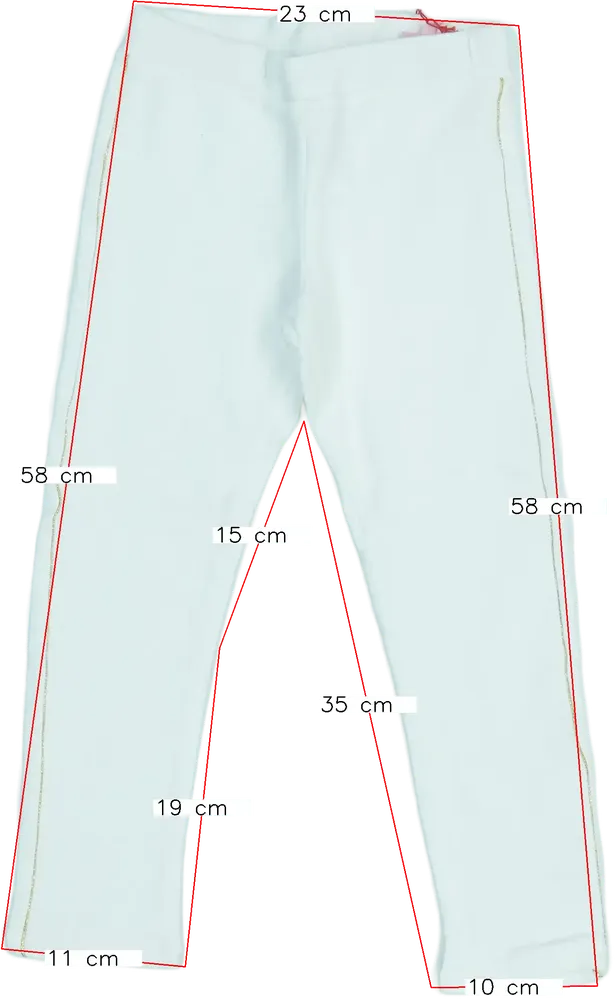 Fehér OVS Leggings EU 104 / UK 4 év / US 4T/XS