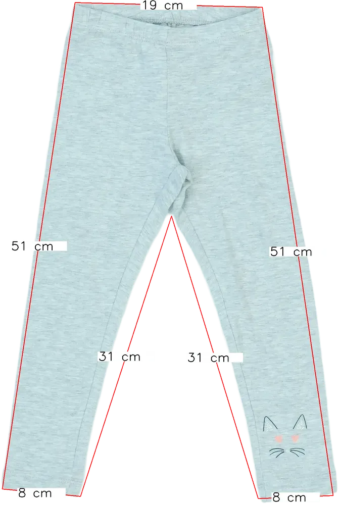 Szürke OVS Leggings EU 104 / UK 4 év / US 4T/XS