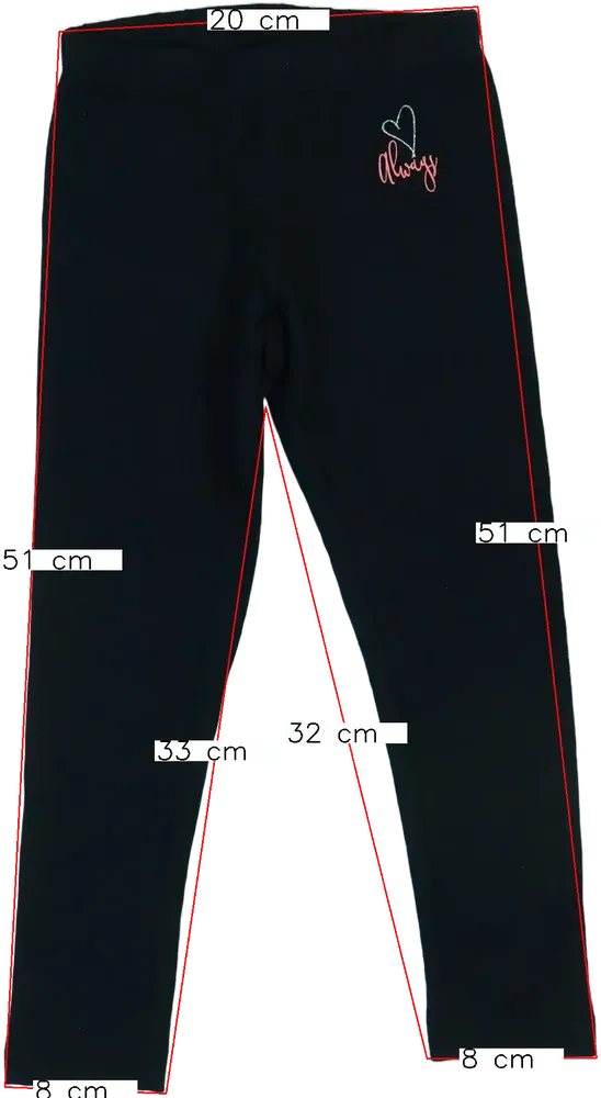 Fekete OVS Leggings EU 104 / UK 4 év / US 4T/XS