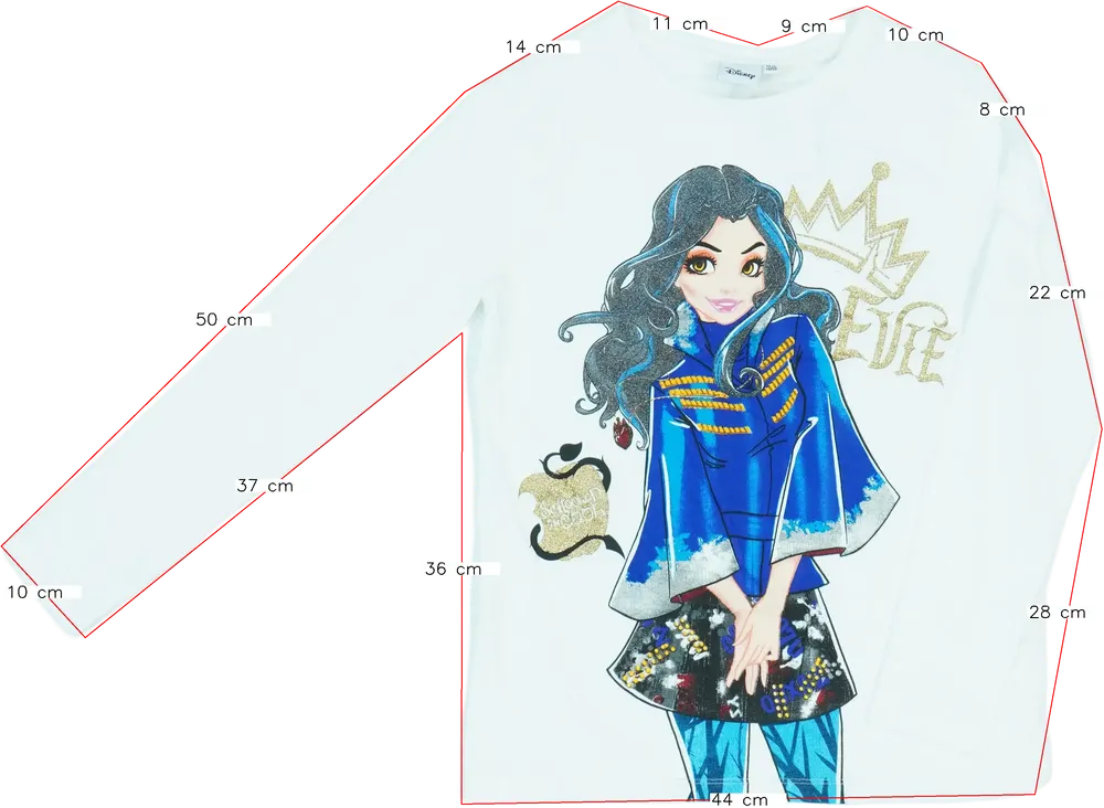 Barna Disney Hosszú ujjú felső EU 158 / UK 13 év / US 14 év/XL