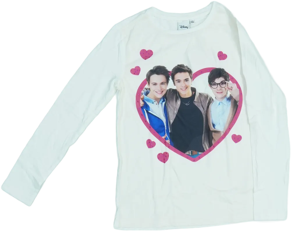 Fehér Disney Hosszú ujjú felső EU 158 / UK 13 év / US 14 év/XL