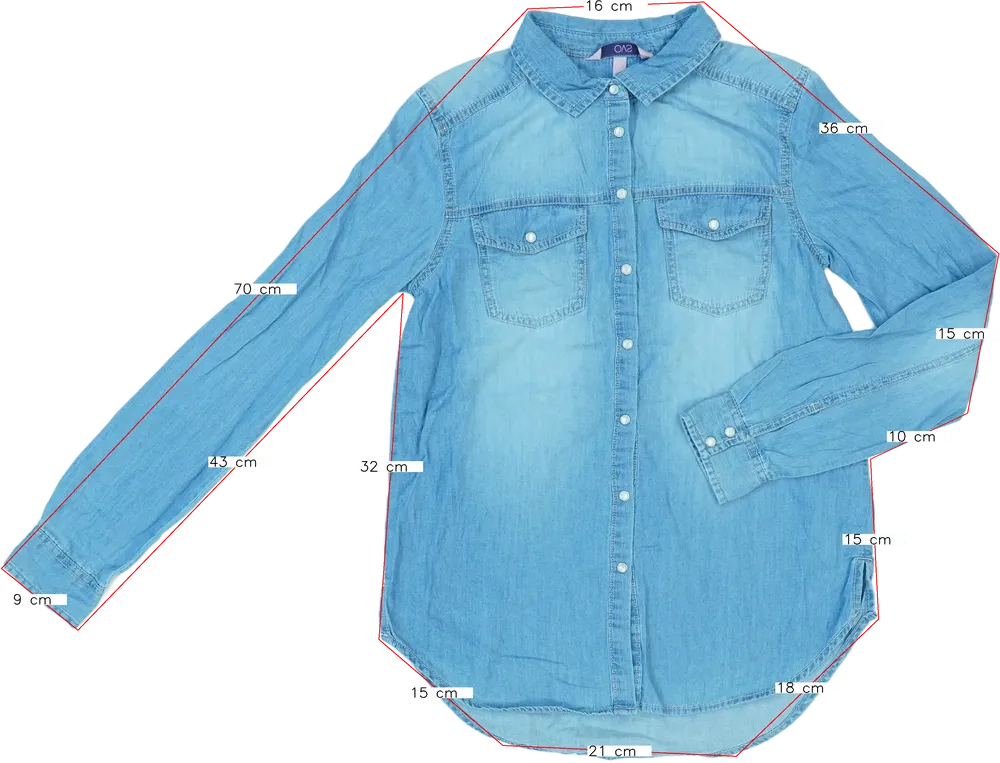 Kék OVS Ing EU 164 / UK 14 év / US 14 év/XL