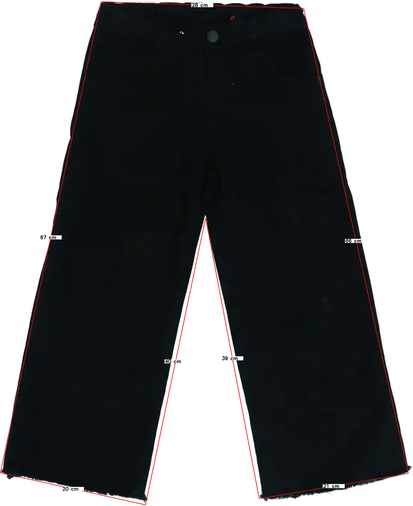 Fekete OVS Farmernadrág EU 116 / UK 6 év / US 6 év/S