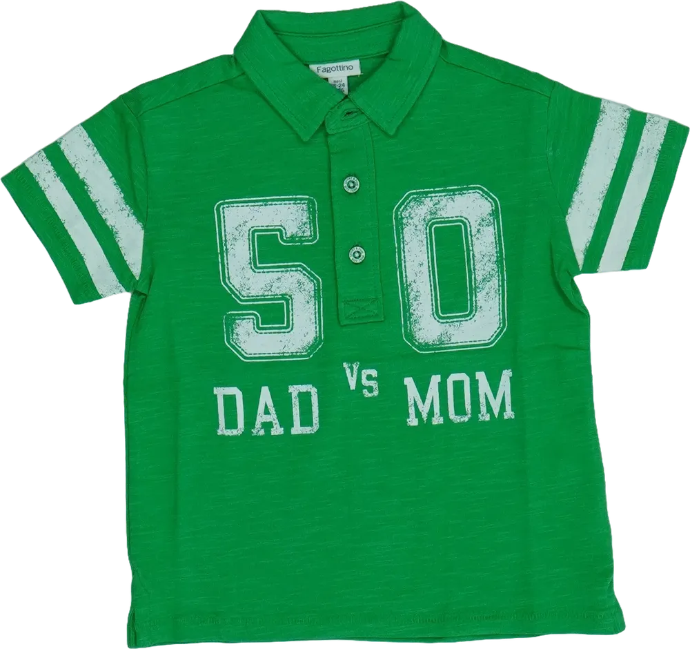 Zöld OVS - Fagottino Galléros póló EU 92 / UK 2 év / US 2T