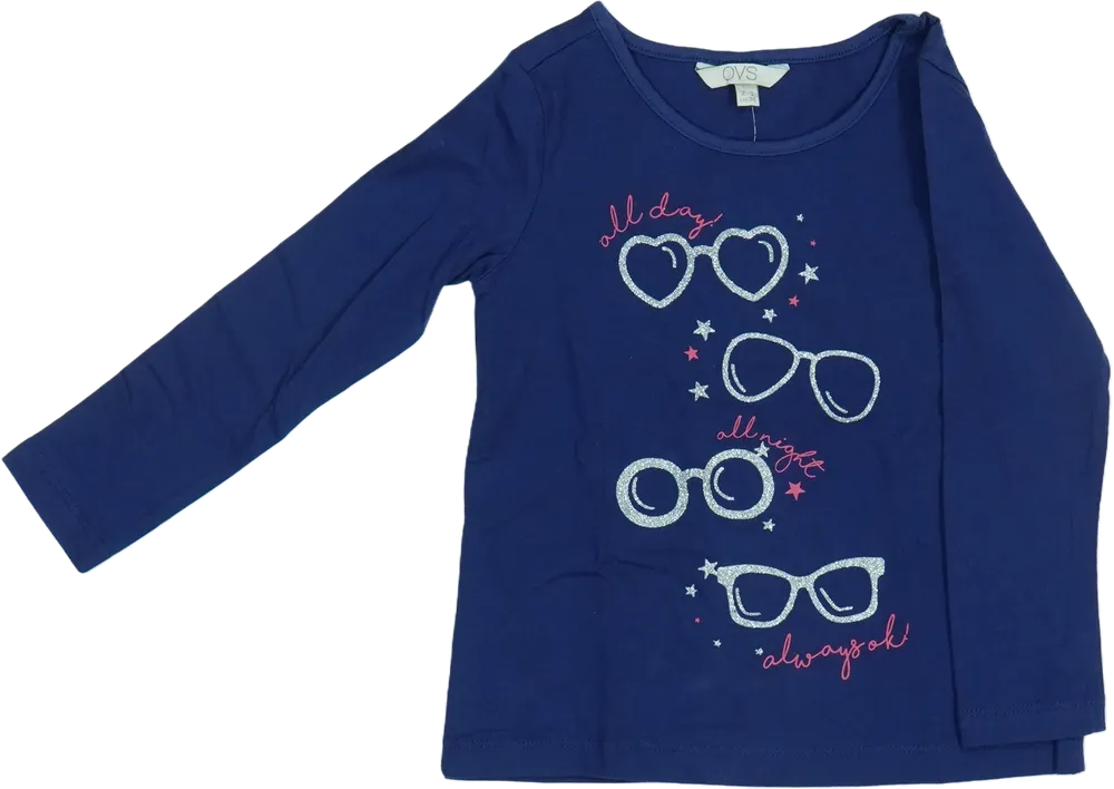 Kék OVS Hosszú ujjú felső EU 98 / UK 3 év / US 3T