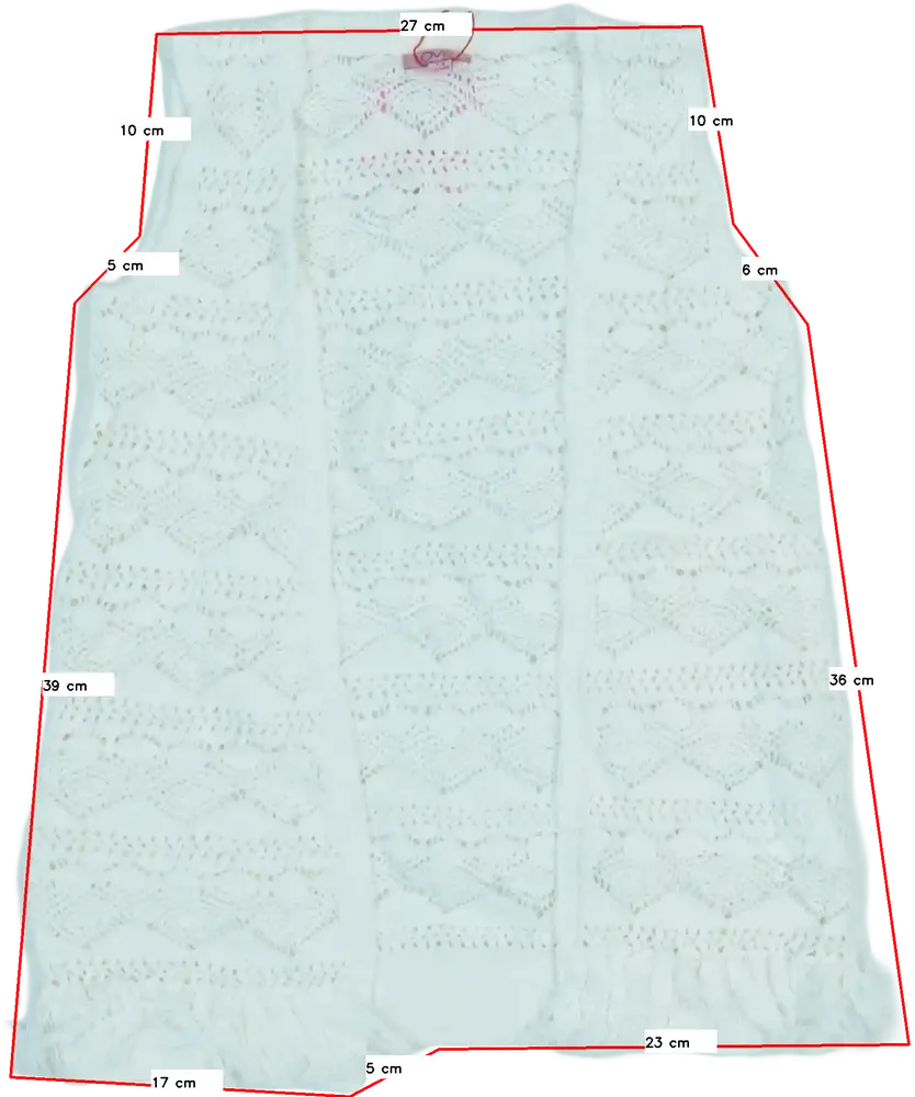 Fehér OVS Mellény EU 110 / UK 5 év / US 5 év/XS