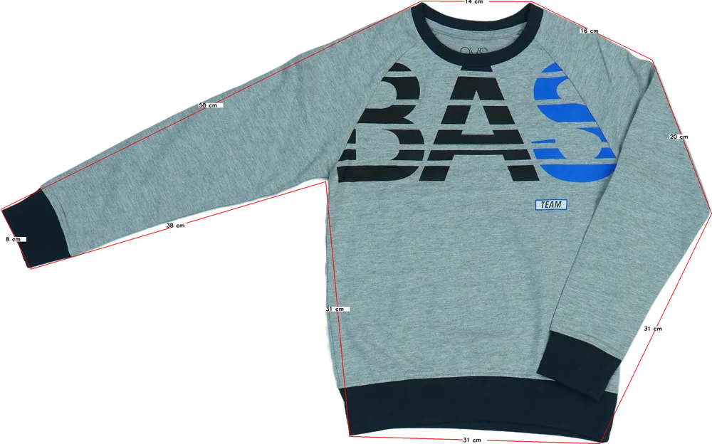 Szürke OVS Pulóver EU 128 / UK 8 év / US 8 év/M