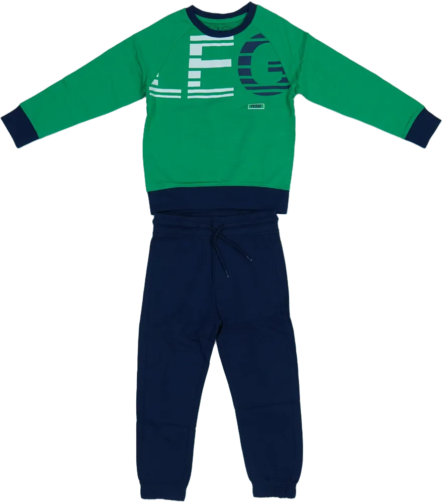 Green OVS 2-piece set - Top &amp; Bottom EU 104 / UK 4 years / US 4T/XS