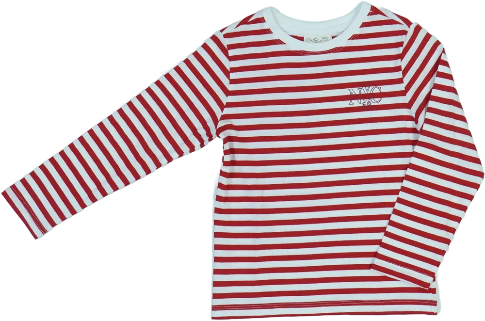 Piros OVS Hosszú ujjú felső EU 110 / UK 5 év / US 5 év/XS