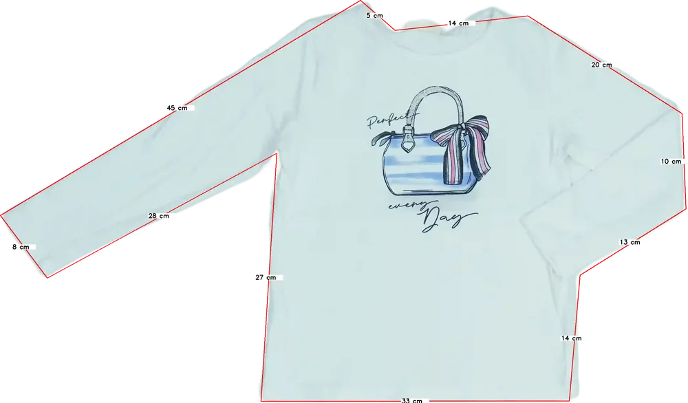 Fehér OVS Hosszú ujjú felső EU 116 / UK 6 év / US 6 év/S