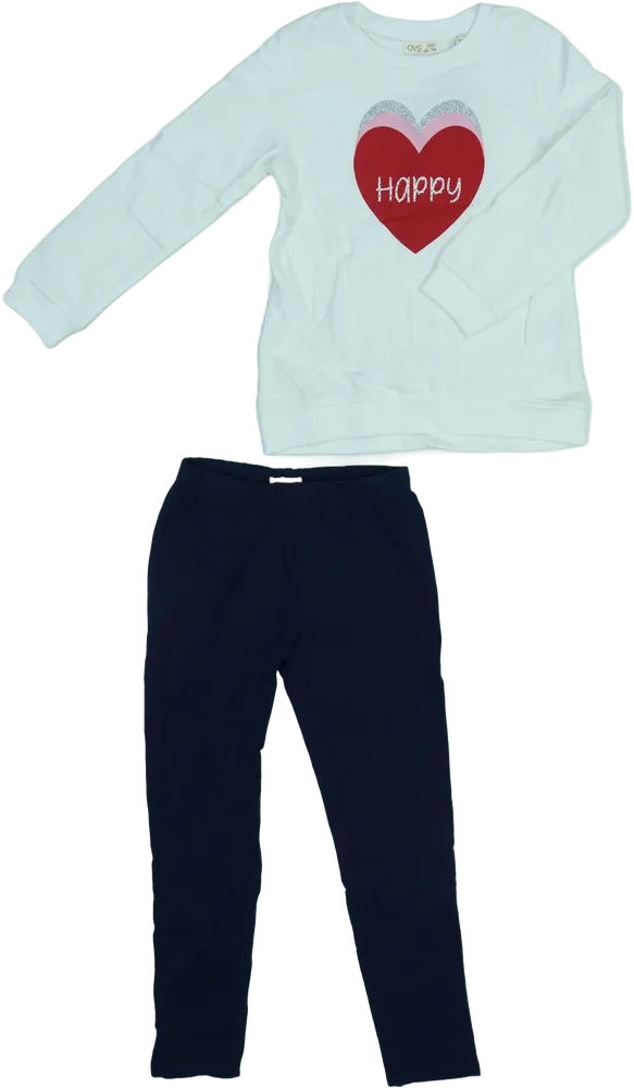 Többszínű OVS 2 részes szett - Felsőruházat és nadrág EU 128 / UK 8 év / US 8 év/M