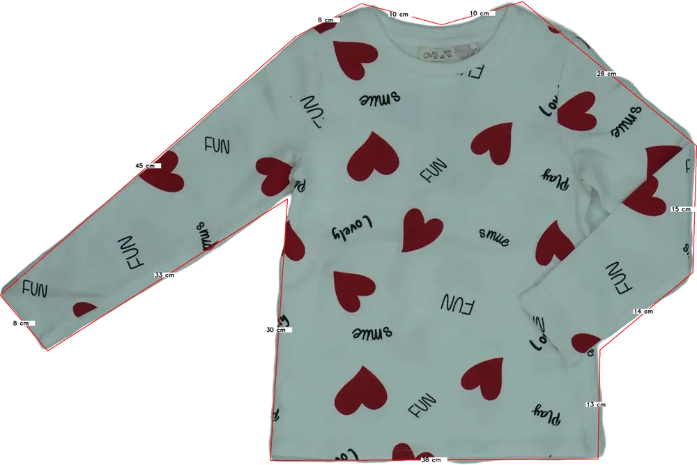 Fehér OVS Pulóver EU 134 / UK 9 év / US 9 év/L