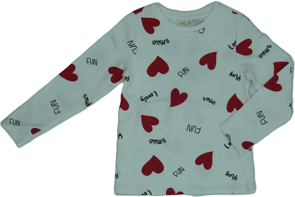 Fehér OVS Pulóver EU 134 / UK 9 év / US 9 év/L