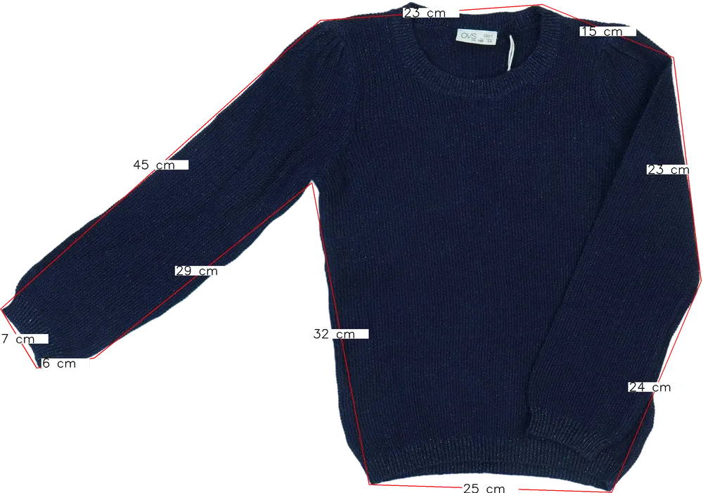 Kék OVS Pulóver EU 128 / UK 8 év / US 8 év/M