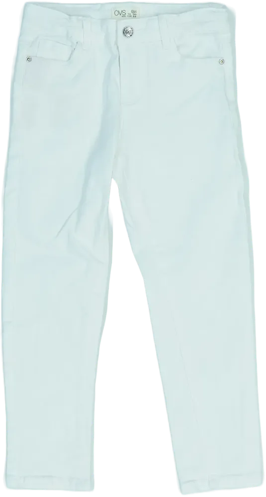 Fehér OVS Farmernadrág EU 116 / UK 6 év / US 6 év/S