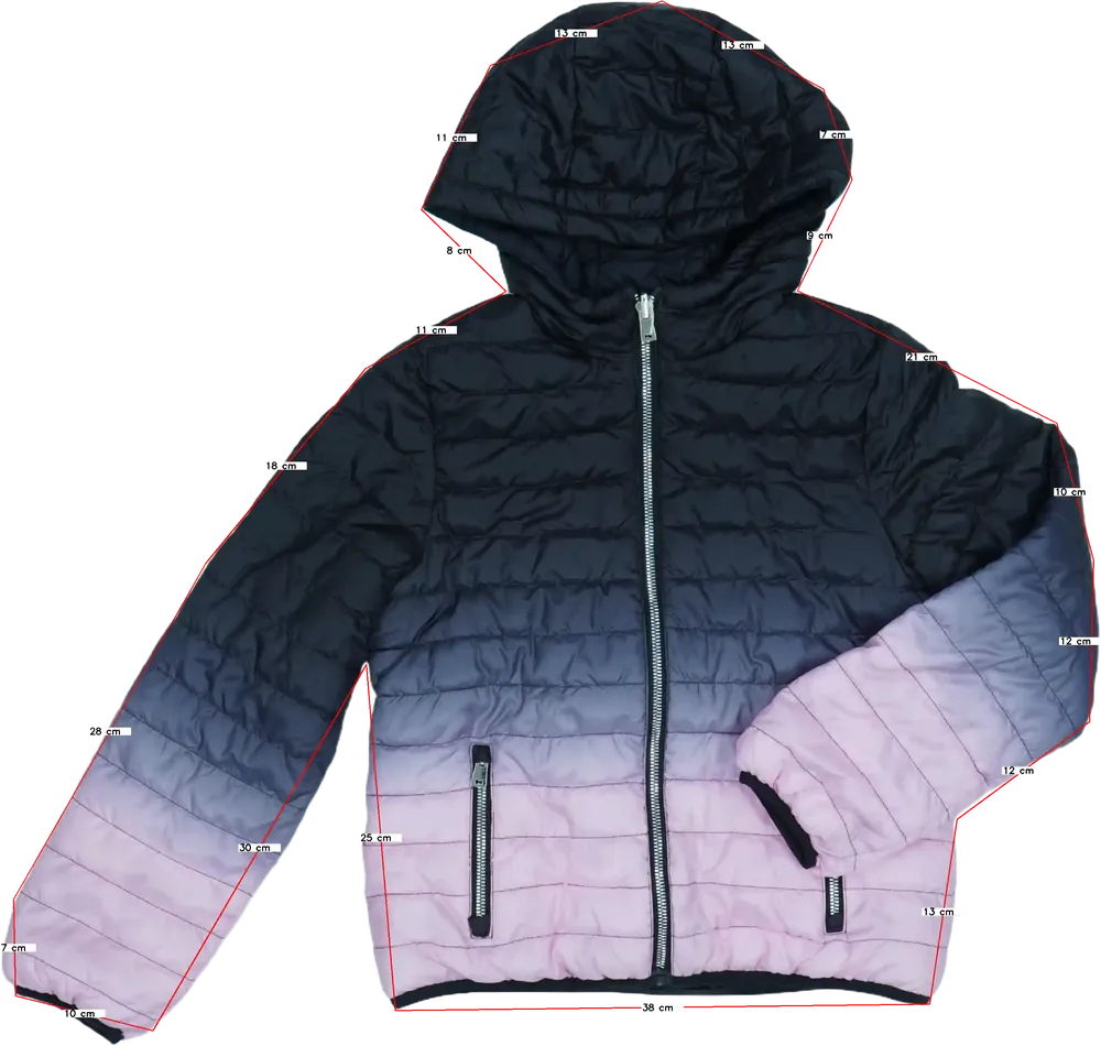 Fekete OVS Átmeneti kabát EU 152 / UK 12 év / US 12 év/L