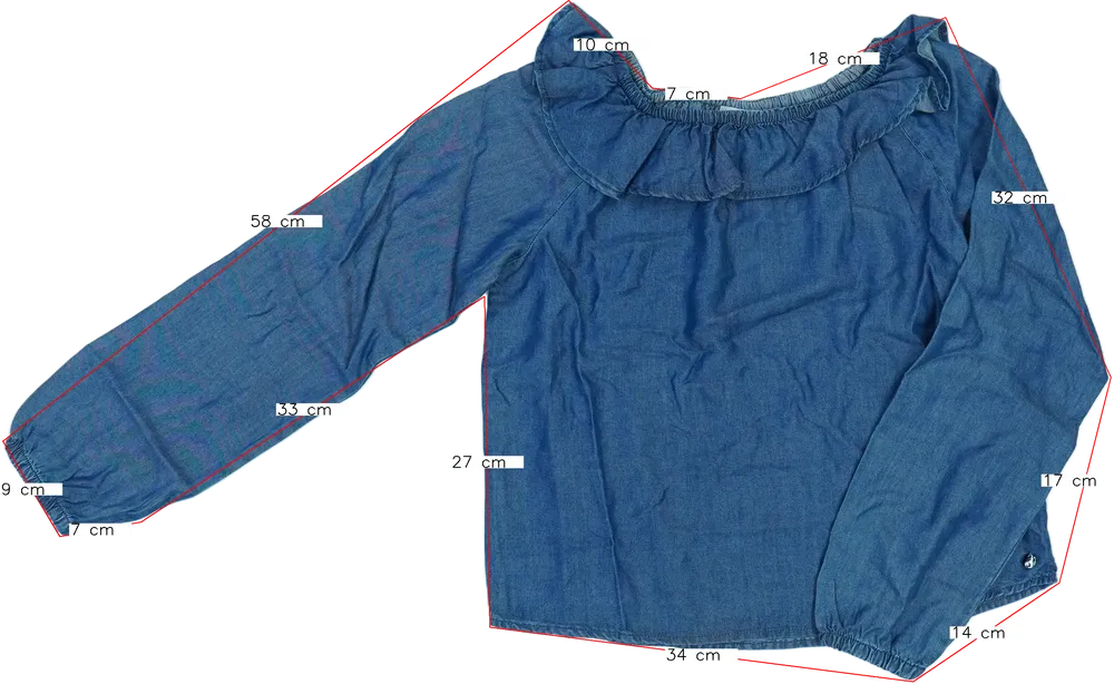 Kék OVS Blúz EU 152 / UK 12 év / US 12 év/L