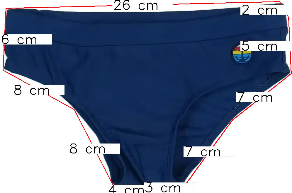 Kék OVS Fürdőnadrág EU 122 / UK 7 év / US 7 év/M