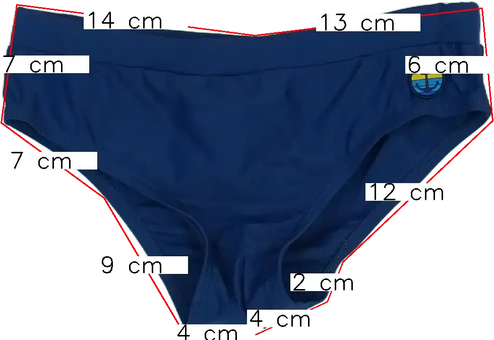 Kék OVS Fürdőnadrág EU 128 / UK 8 év / US 8 év/M