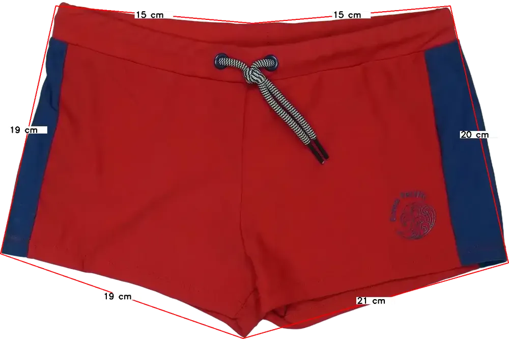 Piros OVS Fürdőnadrág EU 152 / UK 12 év / US 12 év/L