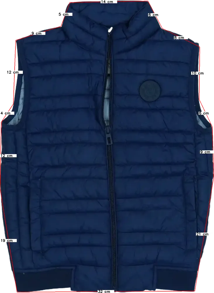 Kék OVS Mellény EU 122 / UK 7 év / US 7 év/M