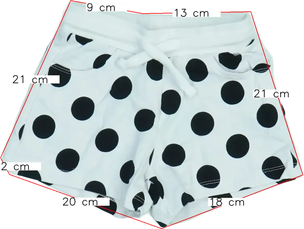 Fehér OVS Rövidnadrág EU 110 / UK 5 év / US 5 év/XS