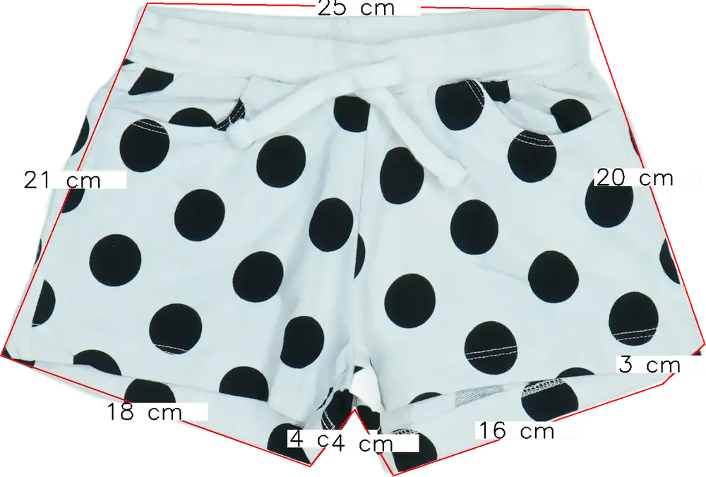 Fehér OVS Rövidnadrág EU 116 / UK 6 év / US 6 év/S