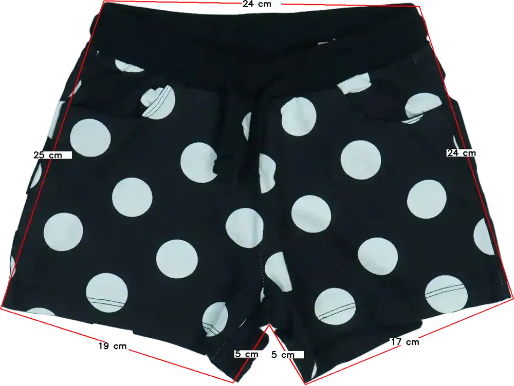 Fekete OVS Rövidnadrág EU 122 / UK 7 év / US 7 év/M