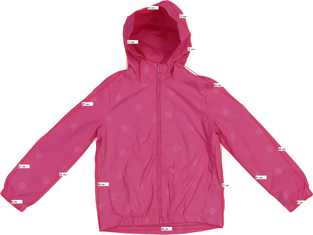 Rózsaszín OVS Esőkabát EU 116 / UK 6 év / US 6 év/S