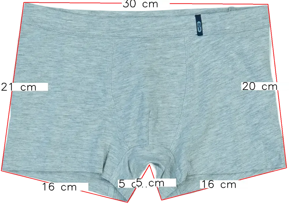 Szürke OVS Boxer EU 140 / UK 10 év / US 10 év/L