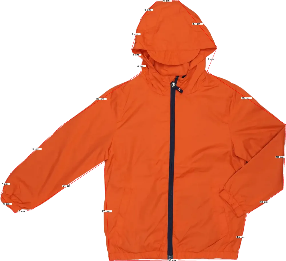 Sárga (narancs) OVS Széldzseki EU 122 / UK 7 év / US 7 év/M