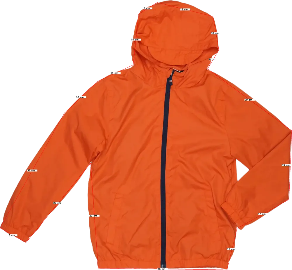 Sárga (narancs) OVS Széldzseki EU 134 / UK 9 év / US 9 év/L