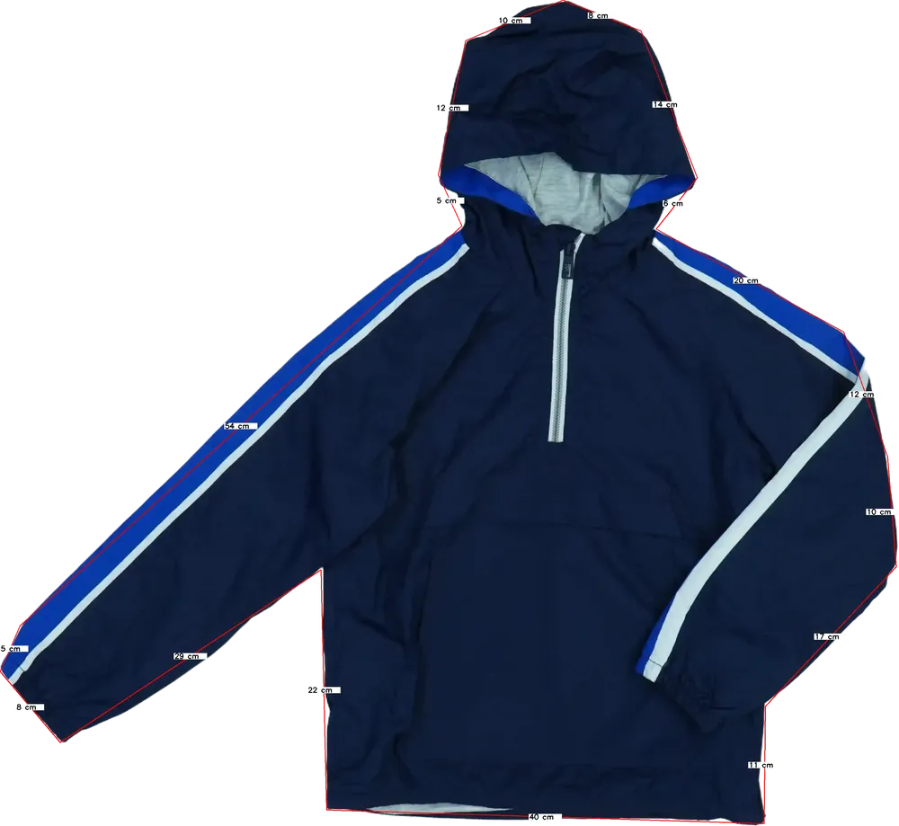 Kék OVS Széldzseki EU 140 / UK 10 év / US 10 év/L