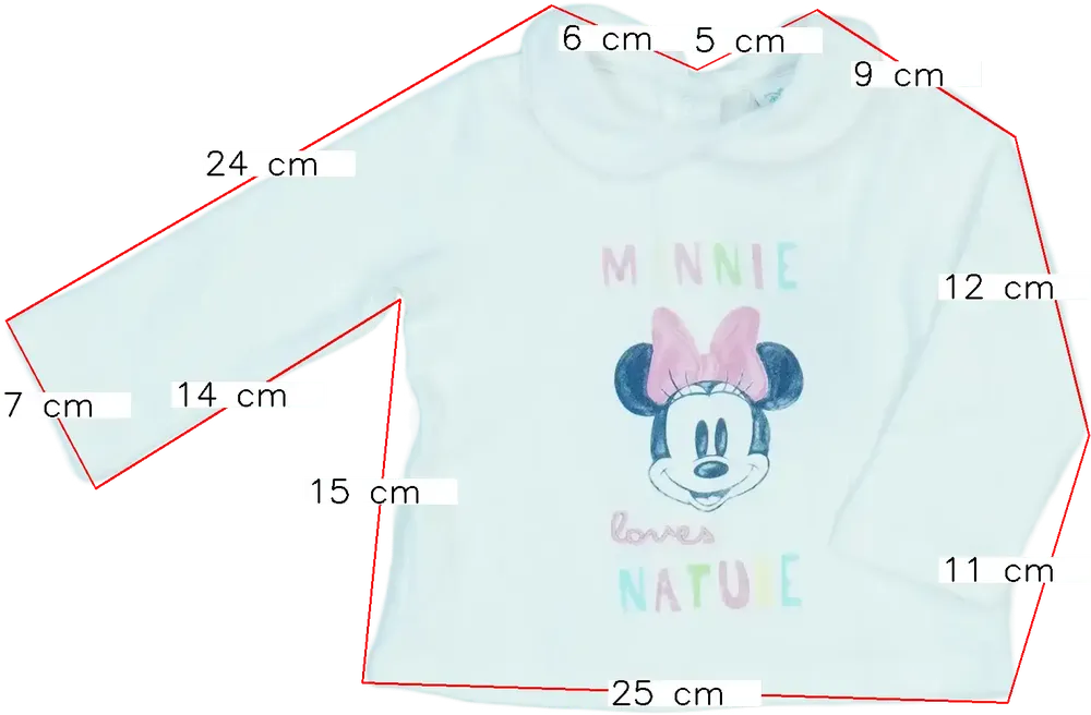 Fehér Disney Hosszú ujjú felső EU 56 / UK Újszülött / US Újszülött