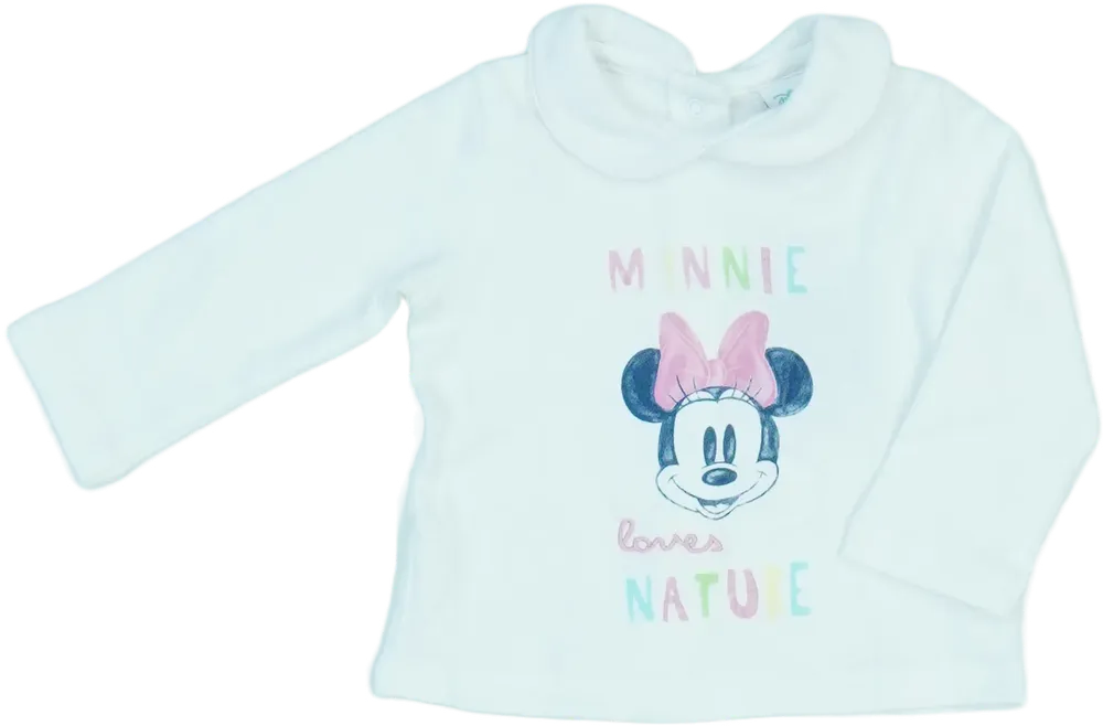 Fehér Disney Hosszú ujjú felső EU 56 / UK Újszülött / US Újszülött